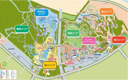 ひたち海浜公園園内MAP
