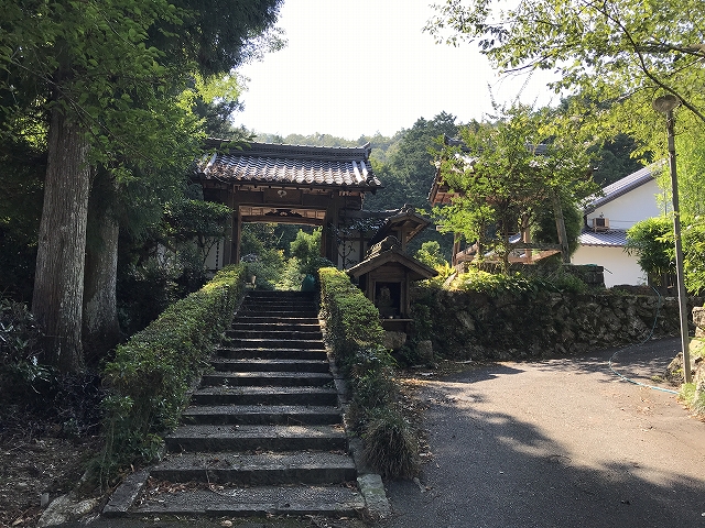 定恵寺　参道階段