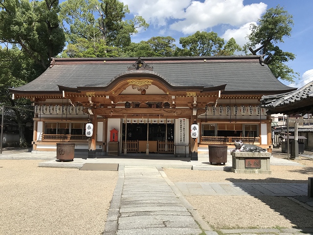 菅原神社（上野天神宮）　社殿正面