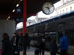 スイス Genève-Cornavin駅 9:26