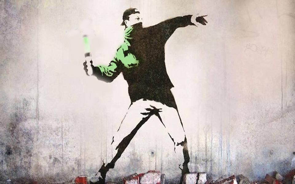 Banksy does 中野サンプラザ