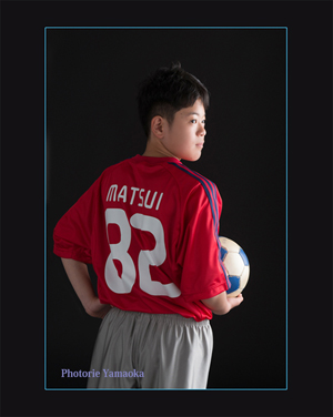 サッカー　趣味　10代杵写真　新潟市写真スタジオ