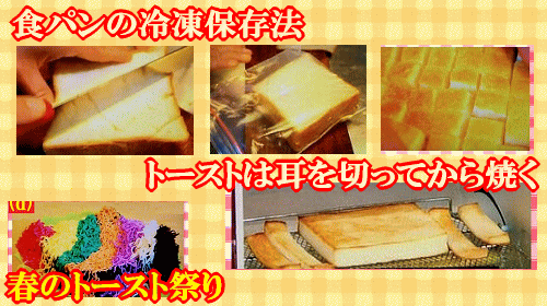 ガッテン 食パンの冷凍保存 トーストの焼き方