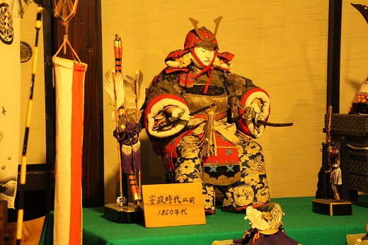 石黒家に飾られた江戸時代の五月人形